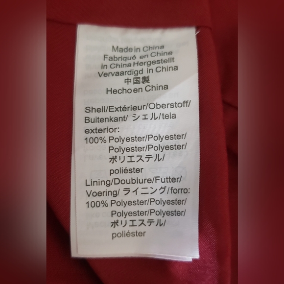 J. Crew Mercantile Long Sleeve High Neck Burgundy Dress - Picture 11 of 12